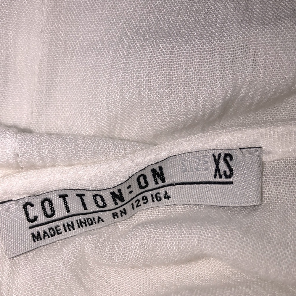 Cotton On size xsmall white dainty summer dress - Picture 4 of 6